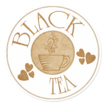 Black Tea Sticker by StitcherladyxxTees Black Tea Sticker