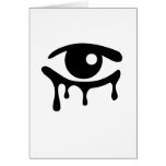 Black Tears Folding Card Vertical Black Tears Folding Card Vertical
