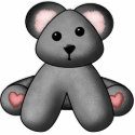 Black Teddy Bear Wall Sculpture photo sculptures by LuraDee Black Teddy Bear Wall Sculpture photo sculptures