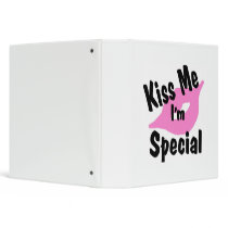 Black Tennis Girl 3 Ring Binders