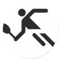 black tennis icon stickers