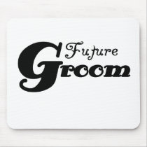 Black Text Future Groom mousepads by weddingsareus Black Text Future Groom mousepads