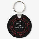 Black Thorn Keychain by guardiandevildesigns Black Thorn Keychain