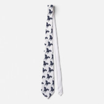 Black Thoroughbred Horse Tie