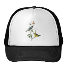 Black-throated Blue Warbler, John Audubon Trucker Hat