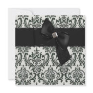 BLACK TIE AFFAIR Invitation invitation