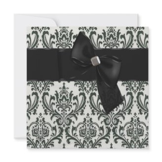 Black Tie Affair Personalized Invitations