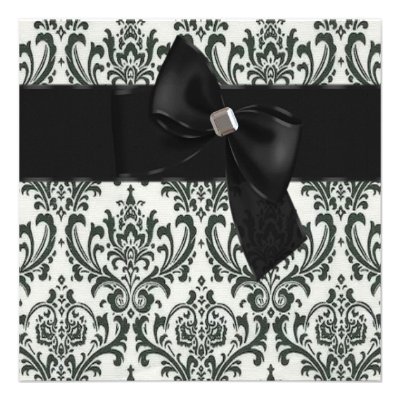 Black Tie Affair Personalized Invitations