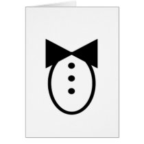 black tie greeting cards