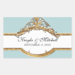 Black Tie Elegance 2, Golden Matching Sticker Seal