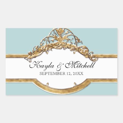 Black Tie Elegance 2, Golden Matching Sticker Seal