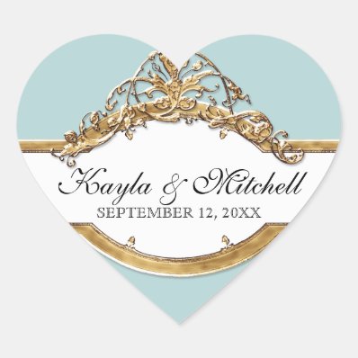 Black Tie Elegance 2, Golden Matching Sticker Seal