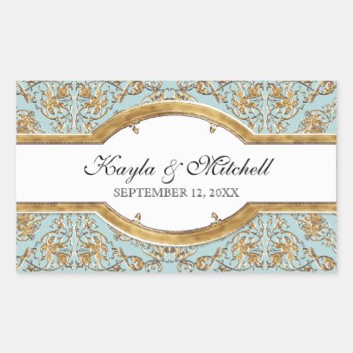 Black Tie Elegance 2, Golden Matching Sticker Seal