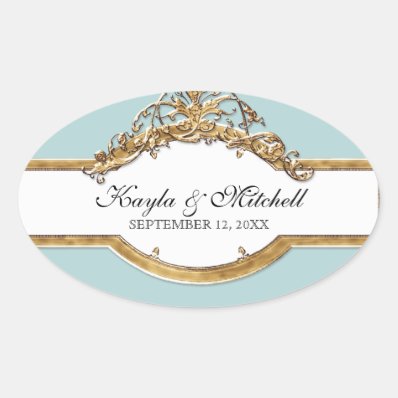 Black Tie Elegance 2, Golden Matching Sticker Seal