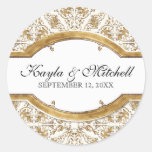 Black Tie Elegance 2, Golden Matching Sticker Seal