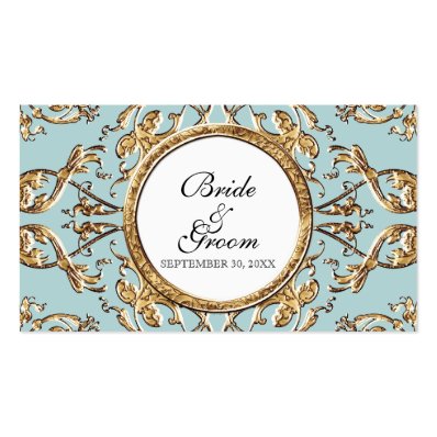 Black Tie Elegance 2 - Wedding Favor Gift Tags Business Card Template