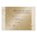 Black Tie Elegance, Champagne Cream Wedding Cards