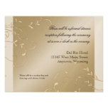 Black Tie Elegance, Champagne Cream Wedding Cards