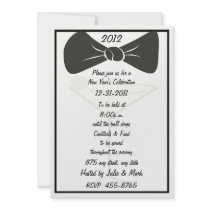 Black Tie New Year's Invitation