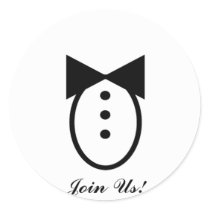 black tie sticker