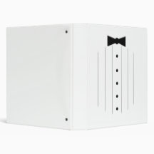 Black Tie Tuxedo shirt Binder