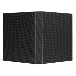 Black Tightly Woven Carbon Fiber Textured Binder