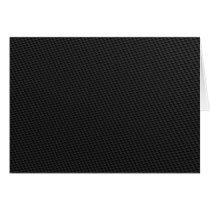 Black Tightly Woven Carbon Fiber Textured Card