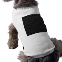 Black Tightly Woven Carbon Fiber Textured Dog Tee Shirt
