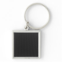 Black Tightly Woven Carbon Fiber Textured Key Chains