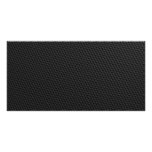 Black Tightly Woven Carbon Fiber Textured Photo Greeting Card