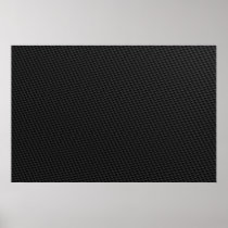 Black Tightly Woven Carbon Fiber Textured Print
