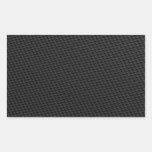 Black Tightly Woven Carbon Fiber Textured Sticker