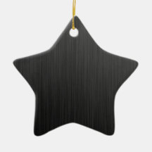 Black Titanium Christmas Tree Ornament