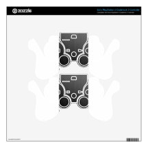 Black Titanium Skin For PS3 Controller
