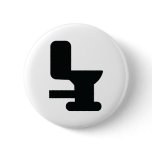 black toilet icon buttons