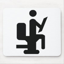 black toilet shit icon mousepads