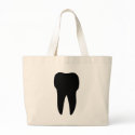 black tooth icon dentist bags
