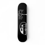 Black Trailer and Tree Skateboard