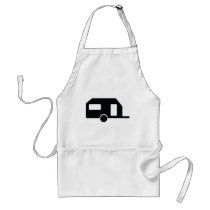 black trailer icon aprons