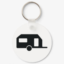 black trailer icon keychains