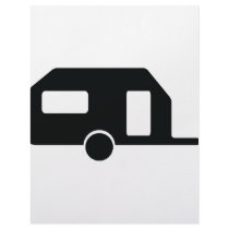 black trailer icon letterhead