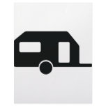 black trailer icon customized letterhead