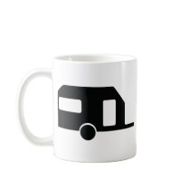 black trailer icon mugs
