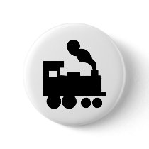 black train railway icon buttons