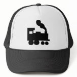 black train railway icon hats