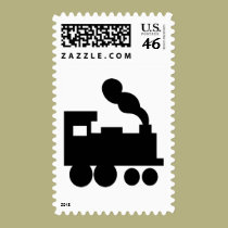 black train railway icon stamps