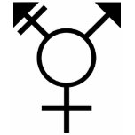 Black Transgender Symbol T-Shirt
