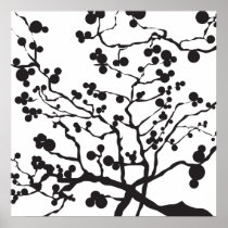 black tree posters