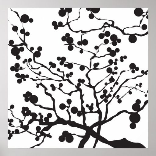 black tree poster