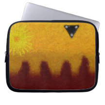 Black Triangle Laptop Computer Sleeves